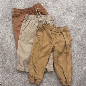 Calvin Klein Jeans Brown and Tan Jogger Sweatpants